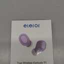 Wireless Earbuds for Small Ears Women Men, Purple Bluetooth Earbuds for Small Ear Canals, Mini Ear Buds Wireless Bluetooth Earphone for iPhone, Android Earbuds Wireless Bluetooth Mic