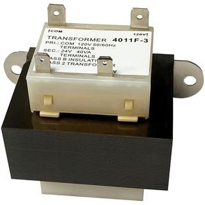 4011F-3 120V to 24V Transformer, Compatible with Trane 40VA HVAC Furnace Transformers, 120 to 24 Volt Transformer for Trane Furnace Parts, Replaces TRR01729 TRR1729 TRR00784 TRR0784 with Foot Mount