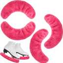 Sumind 4 Pcs Ice Skate Guards Youth Soakers for Figure Skates Ice Skate Blade Covers Hockey Blade Protector for Adults Men Women