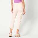 Amazon Essentials Women's High-Rise Regular-Fit Ankle-Length Tapered-Leg Khaki Pant (White)