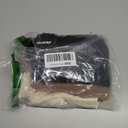 Huukeay 3 Pack Women's Mock Turtleneck Short Sleeve Tops Ribbed Cotton Lettuce Trim T Shirts Slim Fit Casual Base Tee Size L