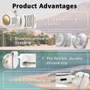Portable Fan, USB Charging Clip Fan, 3-Speed Silent Mini Fans, 360°Rotating Bladeless Small Fans