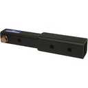 Hitch Extender 2 Inch, 7.3"9.3" Adjustble Extension Length with Anti Rattle Stabilizer & 5/8 Inch Hitch Pin and Clips, 5000lbs, Matte Black