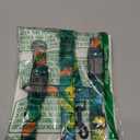 Halypet Cat Harness and Leash Set, Escape Proof [3 in 1 Adjustable & Lightweight] Cat Harness, Soft Comfortable Kitten Harness for Large Cats Safe, Easy to Wear (Hawaii Green, Medium)