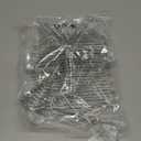 Joiedomi Christmas Star Tree Toppers Silver, 8" Metal Treetop Ornaments Battery Powered with Warm White LED Lights for Xmas Decorations Indoor, Holiday Party Decor