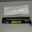 Gifts for Men Christmas Collapsible Trekking Pole, Ultralight 7075 Aluminum Hiking Stick for Women, Men & Seniors, 3-Section Foldable Walking Pole with Tungsten Steel Tip for Travel, Trails & Balance (Green)