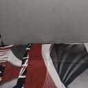 EZVING Set of 4 Throw Pillow Covers Modern Abstract Wine Red Stripes Gray Black White Acrylic Bold Grey Decorative Pillow Cases Home Decor Square 16x16 Inches Pillowcases