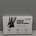 Airplane Foot Hammock, No Collapse Foot Rest for Plane Travel with Extended Adjustment Strap, Portable Desk Foot Hammock with Thickened Foam, Foot Sling Travel Essentials to Relax Your Feet (1 Pc Black)