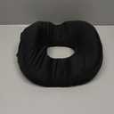 5 STARS UNITED Donut Pillow Hemorrhoid Tailbone Cushion  Large Cushion for Pain Relief  Coccyx, Prostate, Sciatica, Pelvic Floor, Pressure Sores, Pregnancy, Postpartum Recovery, Black