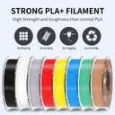 RAMBERY 200gx16 PLA+ Filament Bundle 1.75mm, 16 Colors PLA Plus 3D Printing Filaments, Dimensional Accuracy +/- 0.02 mm, 200gX16 Spools