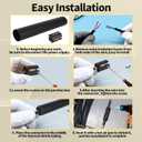 2 Sets Underground Wire Splice Kit, Underground Wire Connectors & Thermal Shrink Tubing UF Cable Splice Kit Suitable for 14/3 to 8/3
