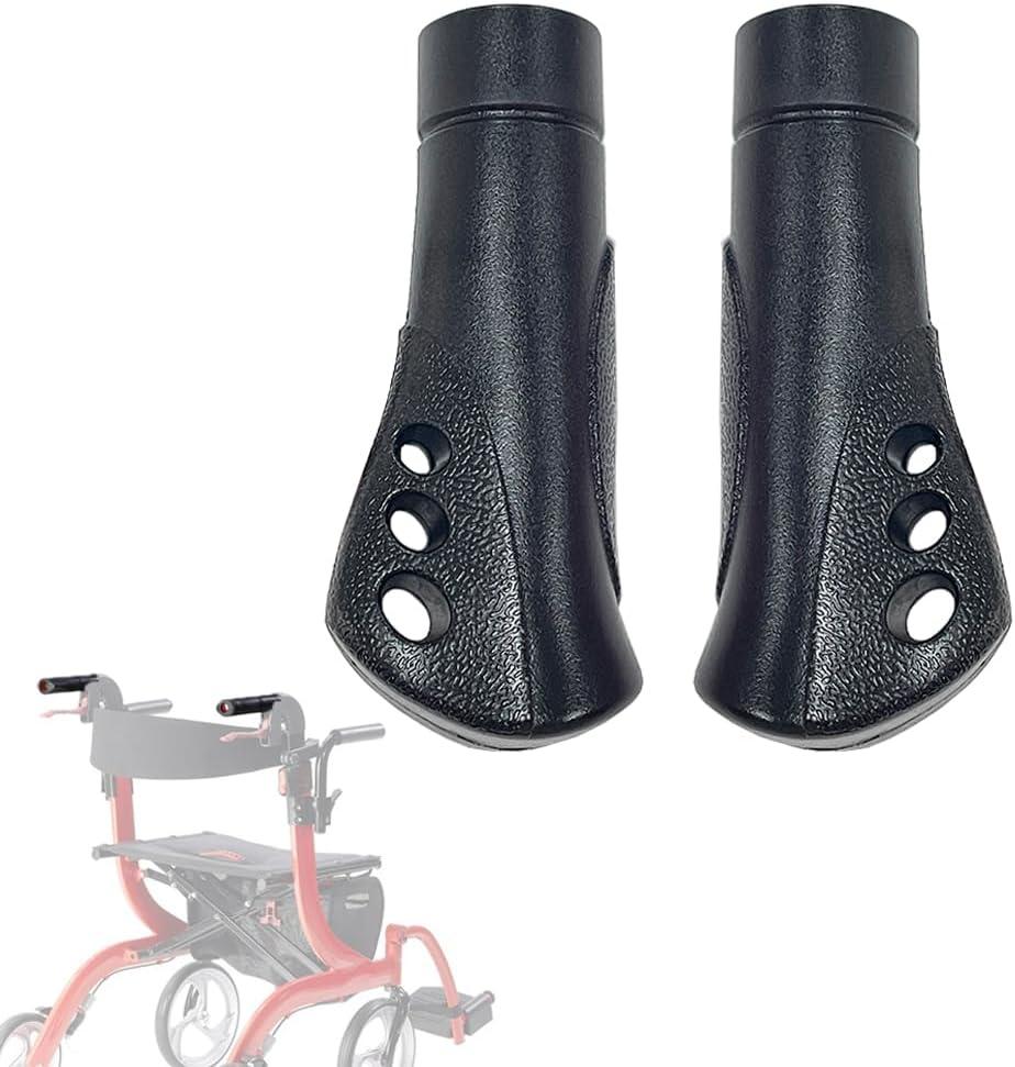 Rollator Hand Grip for Rolling Walker Replacement - Mobility Disabled Patient Handgrips Accessories, 0.78"(20mm), 2 Pcs