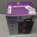 Bluetooth Speakers, 80W(Peak) Wireless TWS Portable Bluetooth Speaker, Beat-Driven Lights, 100dB Loud Stereo Speaker with BassUp, Speakers with Subwoofer for Outdoor, Party, Camping (DeepBlack)