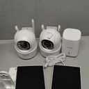 SOLIOM- 5MP Security Cameras Wireless Outdoor, No Subscription,2-Cam Pack, Solar Powered Home Security Camera with 360 Auto Tracking, Pan & Tilt, 3K Color Night Vision,5G & 2.4G Router Compatible