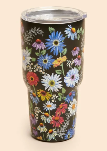Vera Bradley Daisy Stainless Steel Large Tumbler