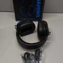 RYR Wireless Gaming Headset for Xbox Series X|S, Xbox One, PC, PS4/5, Mac, Switch, Mobile, 3D Surround Sound, Bluetooth 5.3, 60H Battery, Gaming Headphones with Detachable Noise Canceling Mic-Black