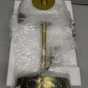 Oneach 9" Cordless Table Lamp, Gold Rechargeable Battery Operated Lamp, 3-Way Stepless Dimming Touch Lamps, Small Glass Bedside Nightstand Light for Bedroom Dining Table Living Room Shelf Decor