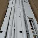 Metal Platform Full Bed Frame with Headboard Sturdy Steel Slats Support No Box Spring Needed Easy Assembly White