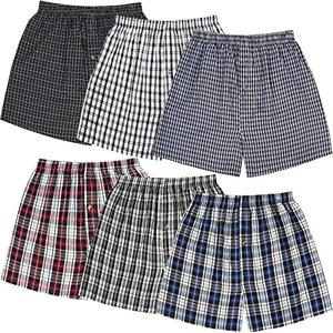 JupiterSecret Men's Woven Boxers Underwear Pack Cotton Boxer Shorts Assorted Colors Size XL