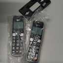 AT&T BL102-2 DECT 6.0 2-Handset Cordless Phone for Home with Answering Machine, Call Blocking, Caller ID Announcer, Audio Assist, Intercom, and Unsurpassed Range, Silver/Black