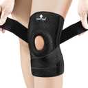 NEENCA Knee Brace for Knee Pain, Adjustable Knee Support with Patella Gel Pad & Side Spring Stabilizers, Knee Wrap for Arthritis, Meniscus Tear, ACL, Knee Pain Relief, Runner, Sport - FSA/HSA Approved (X-Large)