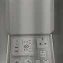 TREVOLTY 2000W Voltage Converter US to Europe for Hair Dryers, 7-in-1 220V to 110V Converter for European Travel with 3 AC/2 USBA/2 USBC Ports (PD20W), Universal Travel Adapter (White)