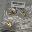 Joywayus Brass Plug Hex Head End Pipe Caps 3/8" NPS Female Thread (5/8" ID) with Rubber Gasket (Pack of 4)