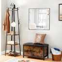 ANYHI 28"x28" Square Bathroom Mirror for Wall with Aluminum Frame