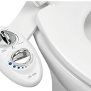 LUXE Bidet NEO 185 - Dual Nozzle, Self-Cleaning, Non-Electric Bidet Attachment for Toilet Seat, Adjustable Water Pressure, Rear & Feminine Wash (White)