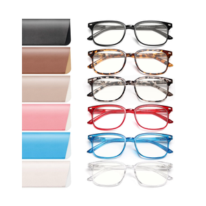 NOVIVON 6 Pack Reading Glasses for Women, Reading glasses men, Blue Light Blocking Readers, Computer eye glasses, Cheaters, +2.0