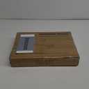 WESTREE Dual Monitor Stand Riser, Wood and Steel Multi-Purpose Desktop Storage Stand for 2 Monitors for Computer, Laptop, Printer, TV, Rustic Brown (Large)