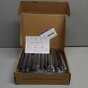 Ravinte Black Cabinet Handles 30 Pack - 4 Inch Matte Square Pulls, Kitchen Hardware 6-3/8 Inch Overall Length, Drawer Pulls