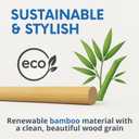 6PCS Bamboo Dowel Rods 5/8” x 48” Long – Round Wooden Dowels for Crafts DIY and School Projects Natural Unfinished Craft Wood Sticks for Crafting and Decor Smooth Surface Birch Alternative