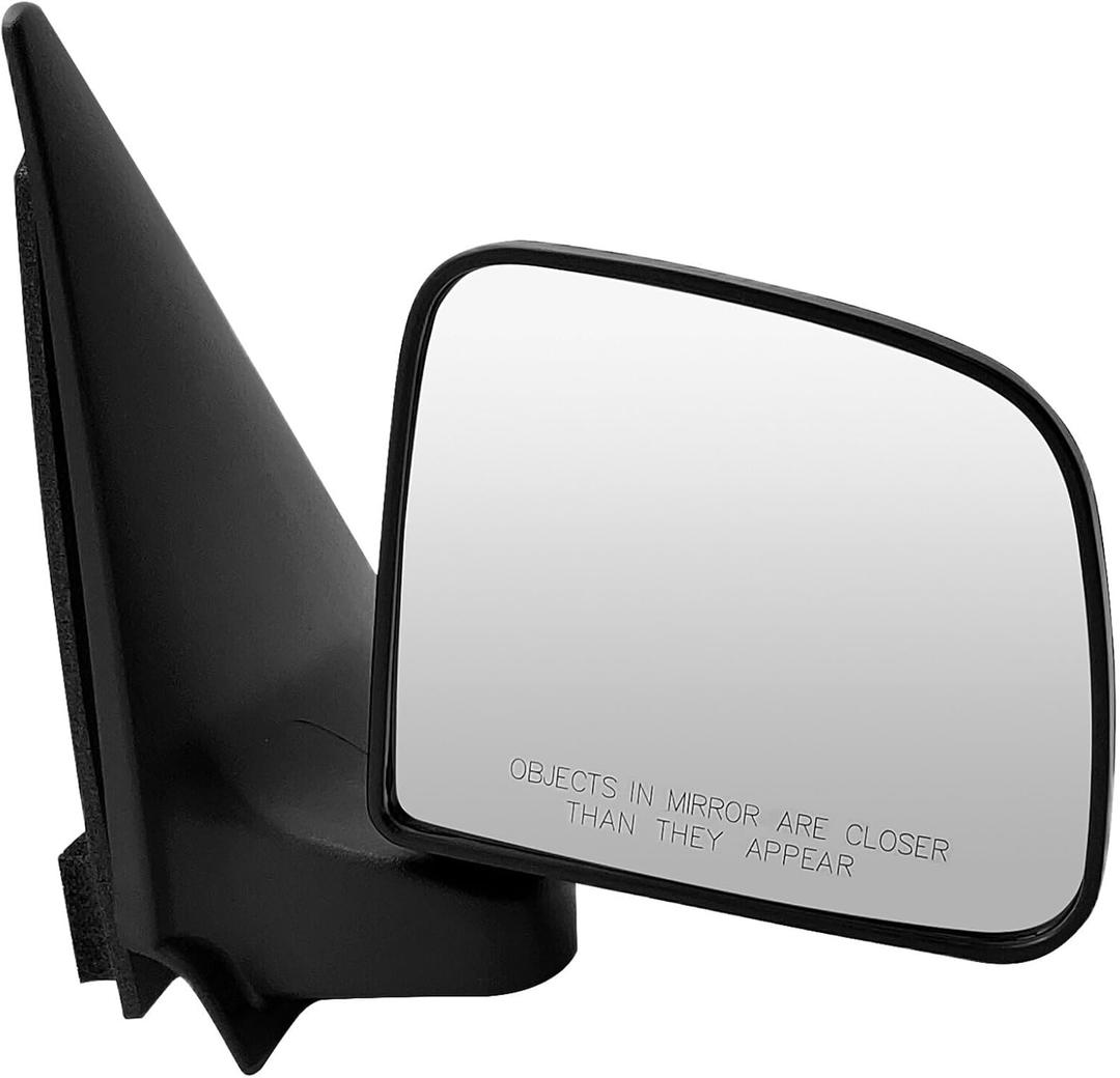 SCITOO Side View Mirror Passenger Right Side Fit For 1993-2005 For Ford Ranger For MAZDA B2200/B2600 Manual Foldaway Textured Replacement Exterior Mirror