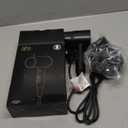 AINA Hair Dryer with Diffuser, Blow Dryer for Women | Advanced Ionic Technology, Ceramic Coating | Cold Shot Features Turbo Heat for Fast Drying and Shine 110V/ALCI (Vader Black)