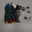 Christmas Lights -2 Pack Total 43FT 200 Count Conectable Waterproof String Lights Brighter Detachable Plug-in Lights Indoor & Outdoor for Christmas Decoration(Mulitcolor) (Multicolor)