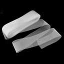 50 Yards 3 Inch Polyester Horsehair Braid for Sewing, Horsehair Trim for Boning Sewing Hat Skirt Wedding Dress Dance Gowns, White