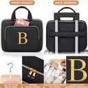 3 x Personalized Hanging Toiletry Bag Travel Makeup & Cosmetic Bag Organizer (EXP 01/01/27)