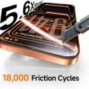 SMARTDEVIL 2 Pack for iPhone 17 Pro Max Screen Protector, 9H Hardness Military Grade Shatterproof, HD Clear Tempered Glass with Auto Dust-Elimination, Bubble Free, Easy Installation, Case Friendly