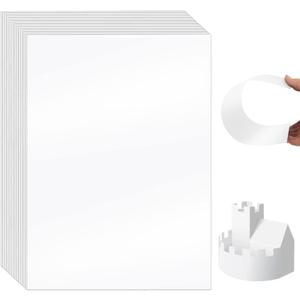100 Sheets White Cardstock Paper 8.3 x 11.7, 92 lb/250 gsm Heavy Cardstock Thick White Card Stock Paper A4 for Printing, Cricut, Invitations, Wedding Stationery, Menus, DIY Cards, Scrapbooking