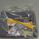 FLATO Waterproof Under Sink Mat 31" x 19" Shelf Liner for Kitchen and Bathroom, Cabinet Protector, Organizers and Storage, Flexible Silicone Drip Tray (Dark Gray)