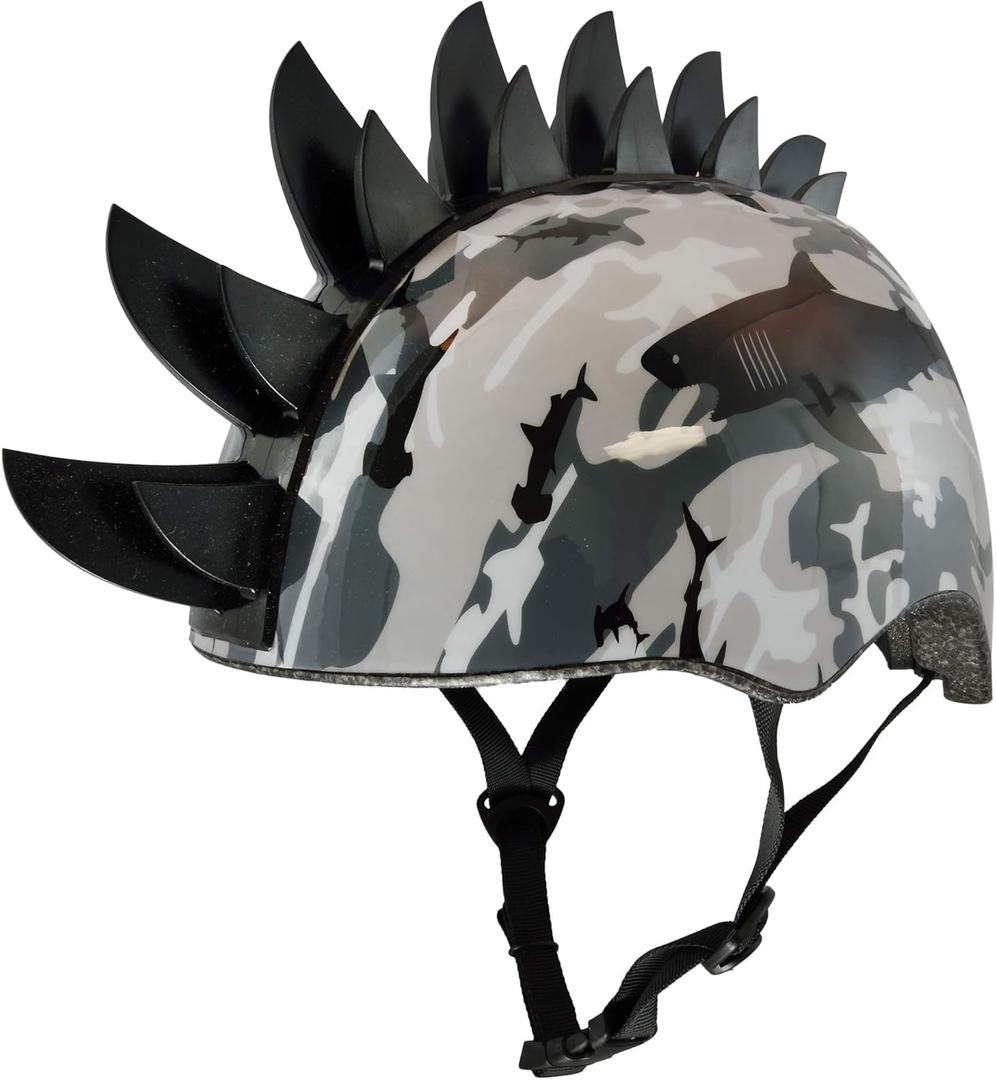 Raskullz Raskullz Sharkmo Bike Helmet (One Size, Black)