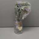 MARTINE MALL Fake Flowers in Vase, Faux Flowers in Vase, Dahlia Artificial Flowers in Vase Centerpiece Table Decorations Artificial Flower Arrangement for Home Dining Room Office Farmhouse