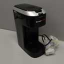 Bonsenkitchen Single Serve Coffee Maker K Cup Pod with 6-14oz Brew Size- 3 Min Fast Brewing Machine with Strength Control, BPA-free Materials, Fits 6.6" Travel Mugs, Silver, Upgrade