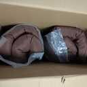 Wicker Chair Cushions, Waterproof Outdoor Loveseat Cushions for Patio Furniture, Tufted Wicker Furniture Cushions, 1 Loveseat and 2 U-Shaped Cushions, Brown