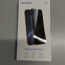 SYNCWIRE Privacy Screen Protector for iPhone 15 6.1''[2-Pack], Unbreakable True 28 Anti Spy Tempered Glass Saver Black [Easy Installation Frame] [9H Hardness] [Bubble Free] [Sensitive Touch]