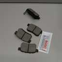 BOSCH BC537 QuietCast Premium Ceramic Disc Brake Pad Set - Compatible with Select Acura CL, CSX, ILX, RSX, TL, TSX, Vigor; Honda Accord, Civic, CR-Z, Prelude, S2000; Suzuki Kizashi, SX4; REAR