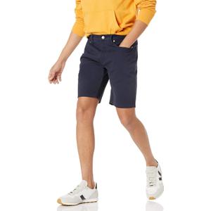 Amazon Essentials Men's Straight-Fit 7" Inseam Stretch 5-Pocket Shorts (33, Midnight Blue)