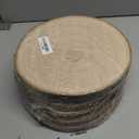 6 Pack 10-12 inches Large Wood Slices for Centerpieces, Wood Centerpieces for Tables, Unfinished Wooden Rounds Rustic Wedding Centerpiece Decoration and DIY Crafts, Natural Paulownia Wooden Slabs