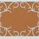 GASAR, Extra Thick, Cork Board for Walls, Bulletin Board, Pinboard, Decorative, Solid Frame, Install Horizontal or Vertical, for Home and Office, Push Pins Included, 23 x 13 Inches, White